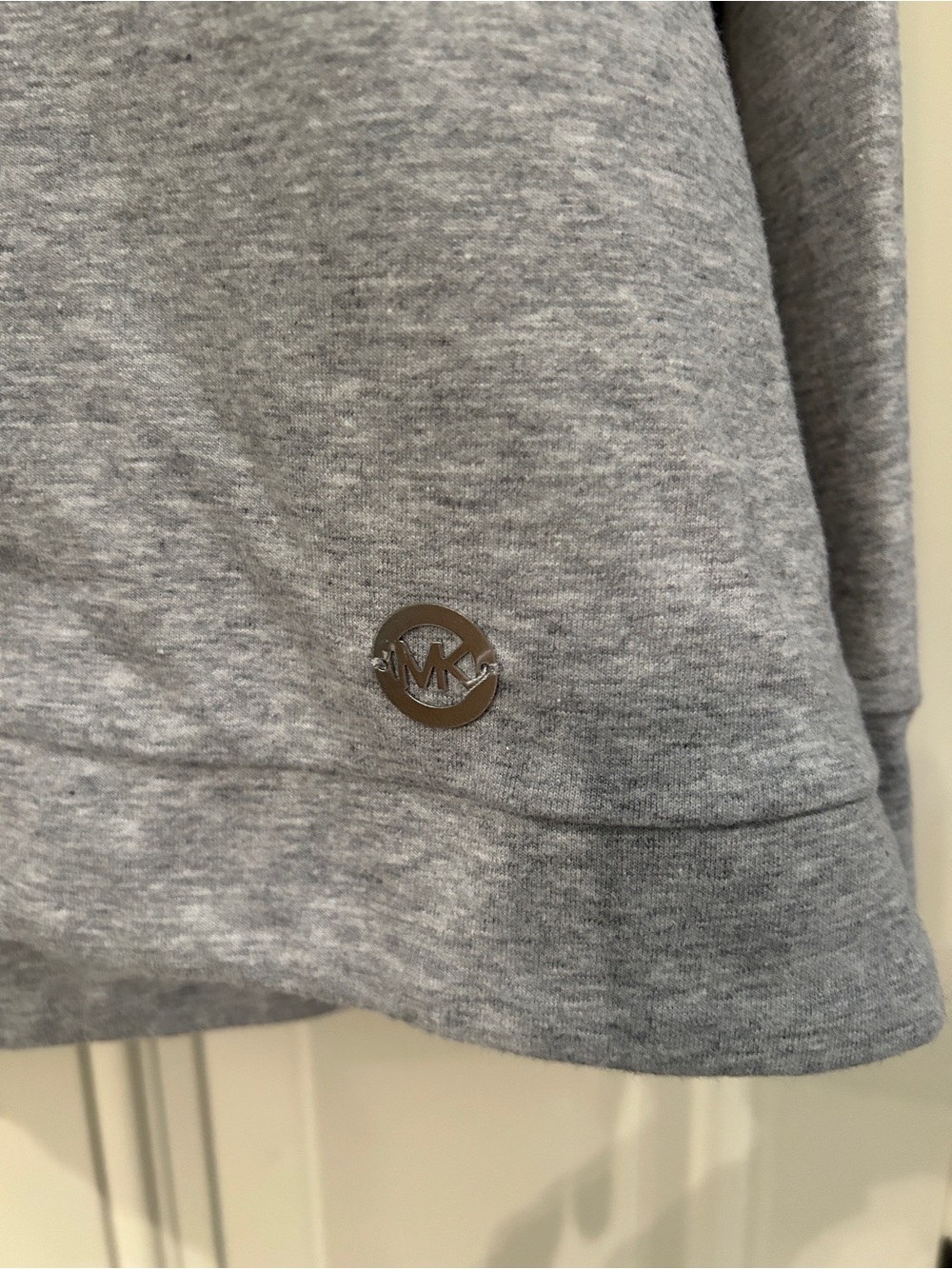 MICHAEL Michael Kors Light Gray Hooded Pullover Sweatshirt - Picture 4 of 4